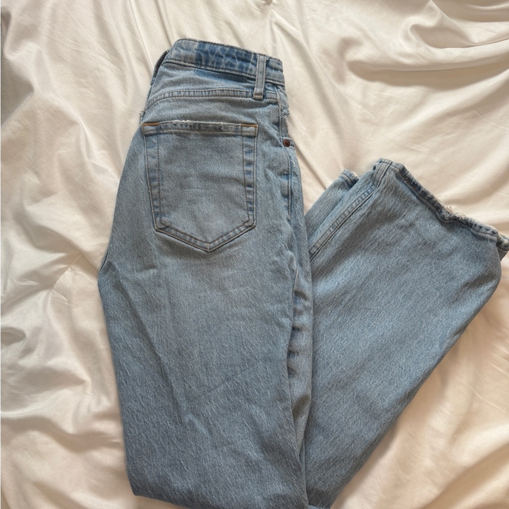 Abercrombie & Fitch Light Blue Straight Leg Jeans